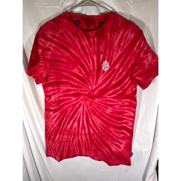 Buffalo David Bitton Mens Red Tie-Dye Short Sleeve T-Shirt, Size S, NWT - Picture 2 of 5